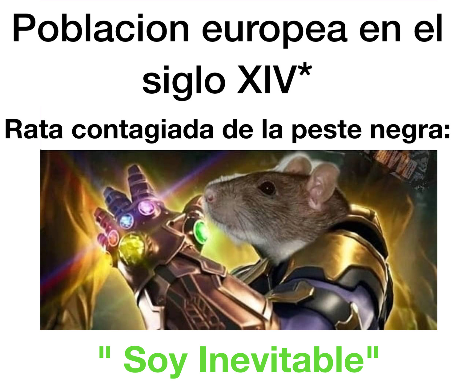 Soy inevitable - meme