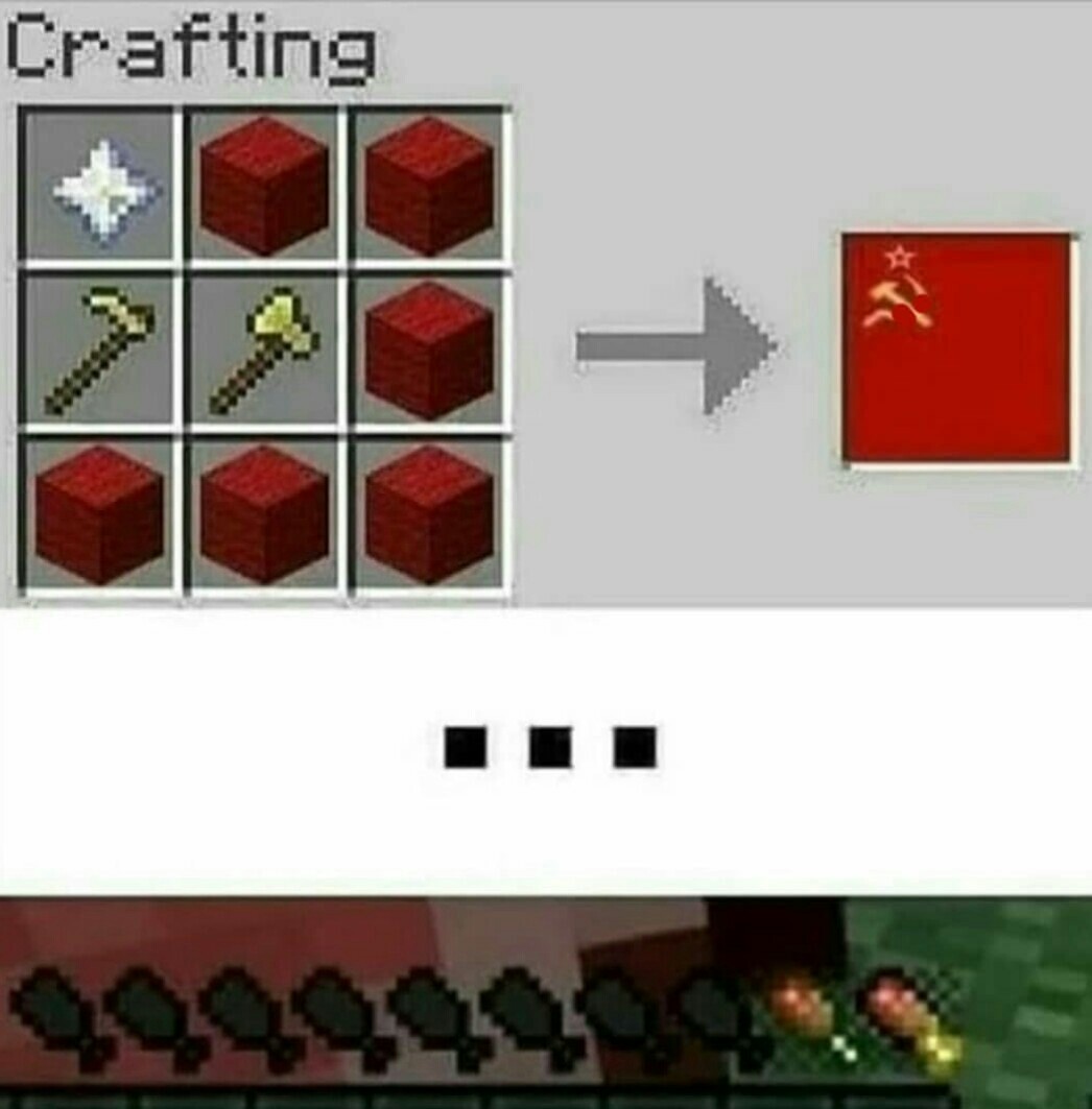 comunismo minecraftiano - meme