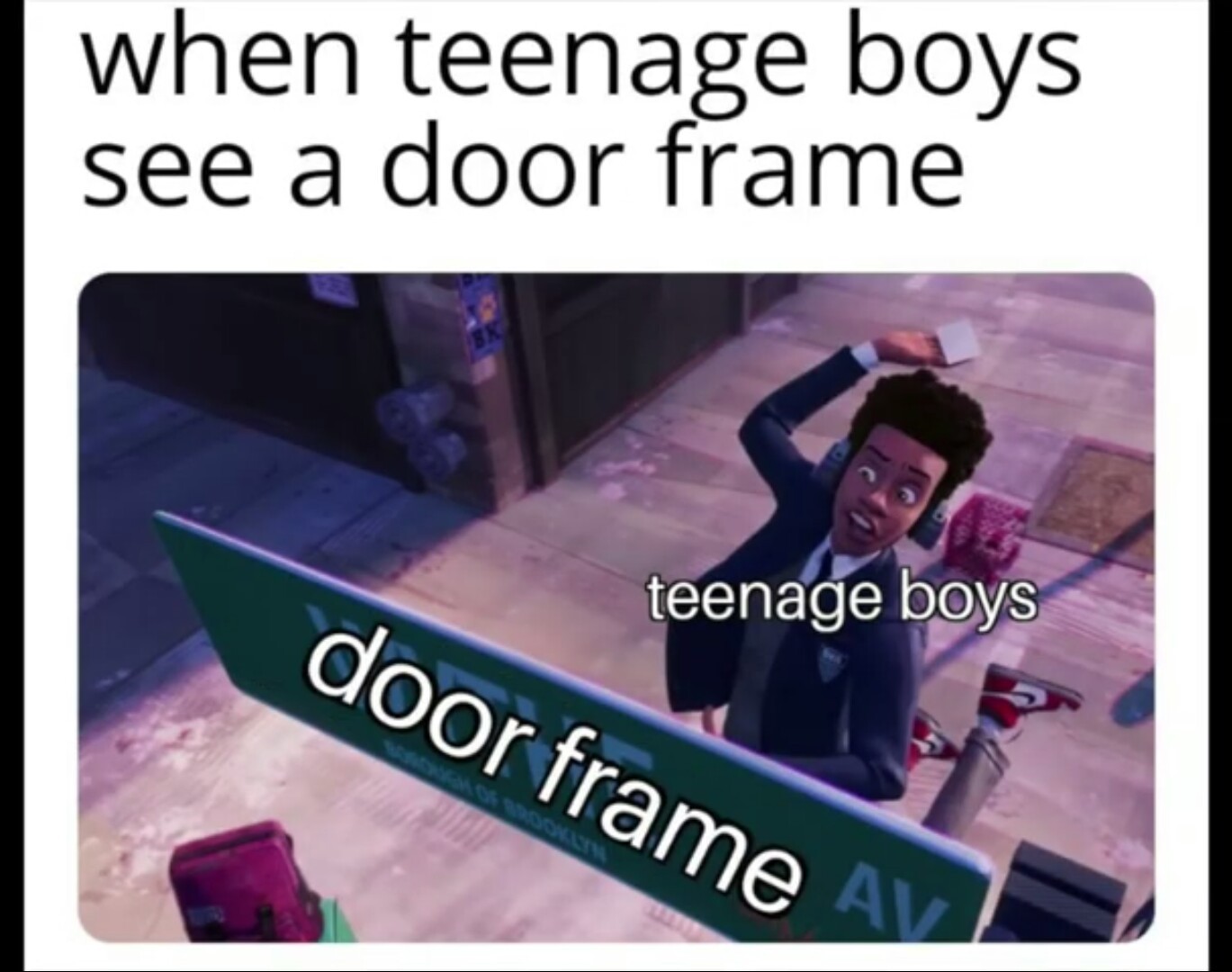 Door frames are nice - meme