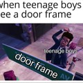 Door frames are nice
