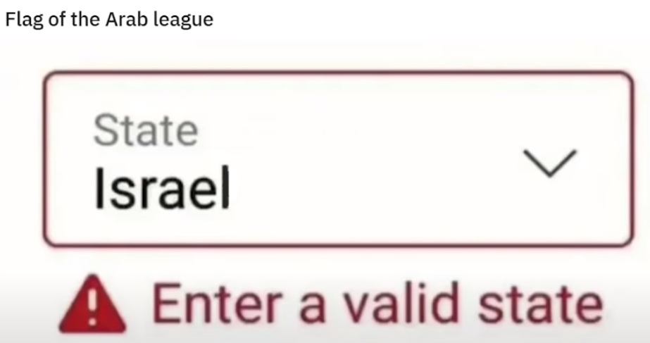 new Arab league flag - meme