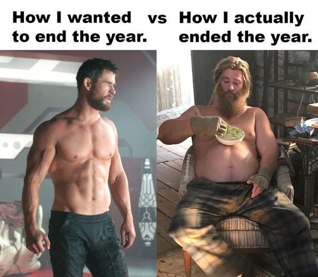 How i ended 2024 - meme