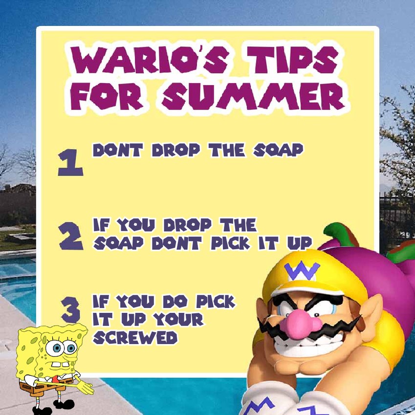 Droping the soap be like - meme