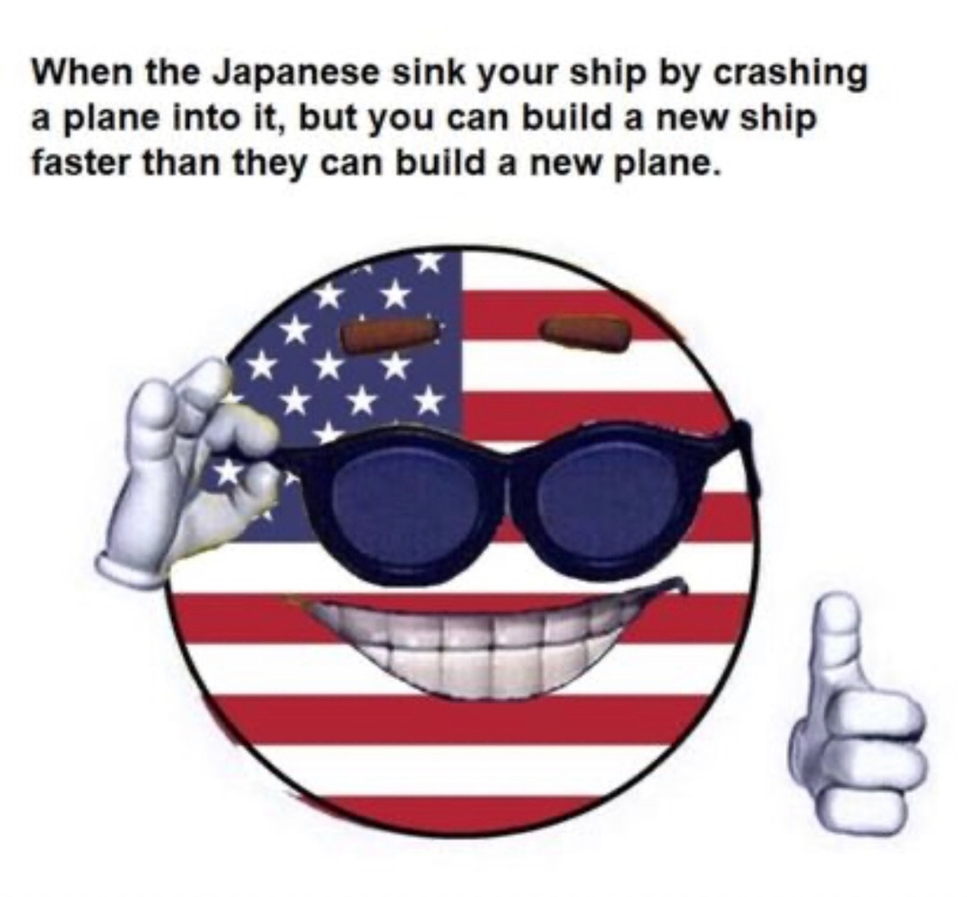 industry wins wars that’s why China’s gunna win everything soon - meme