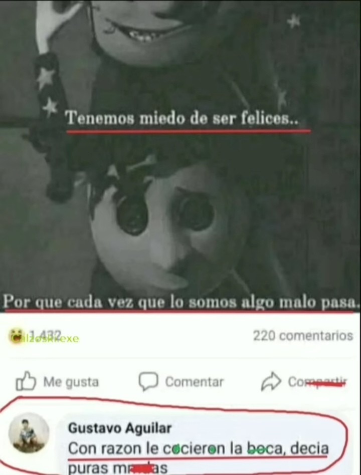 Siempre dicen babosadas los de face - meme