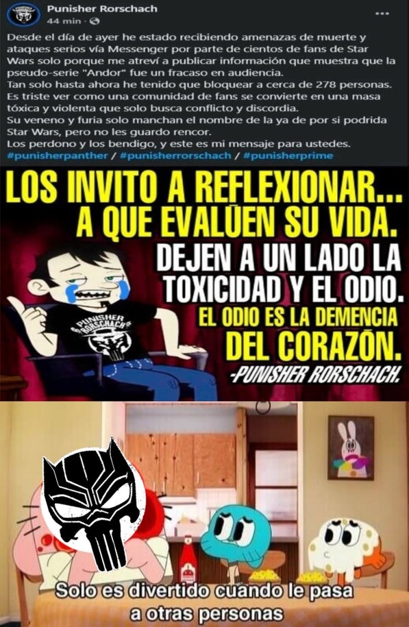 Le devolvieron lo que el ha hecho por años y se pone a chillar - meme