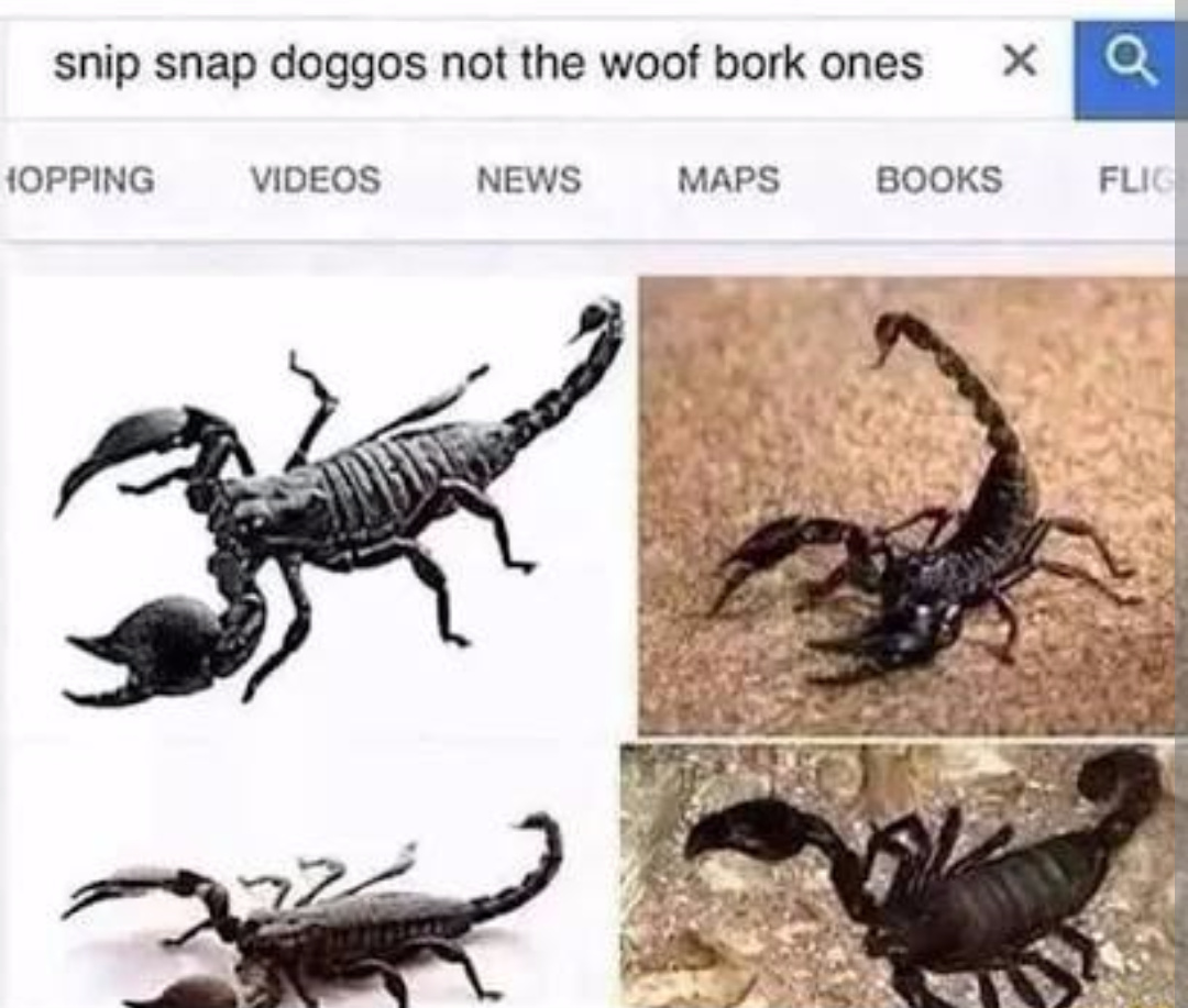 Snip snap doggos not the woof ones - meme