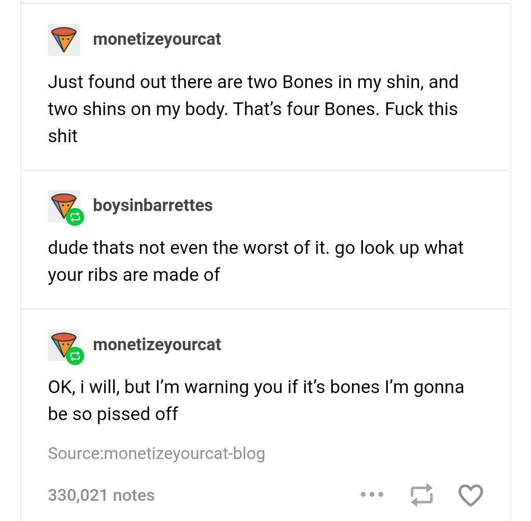 Our bones - meme