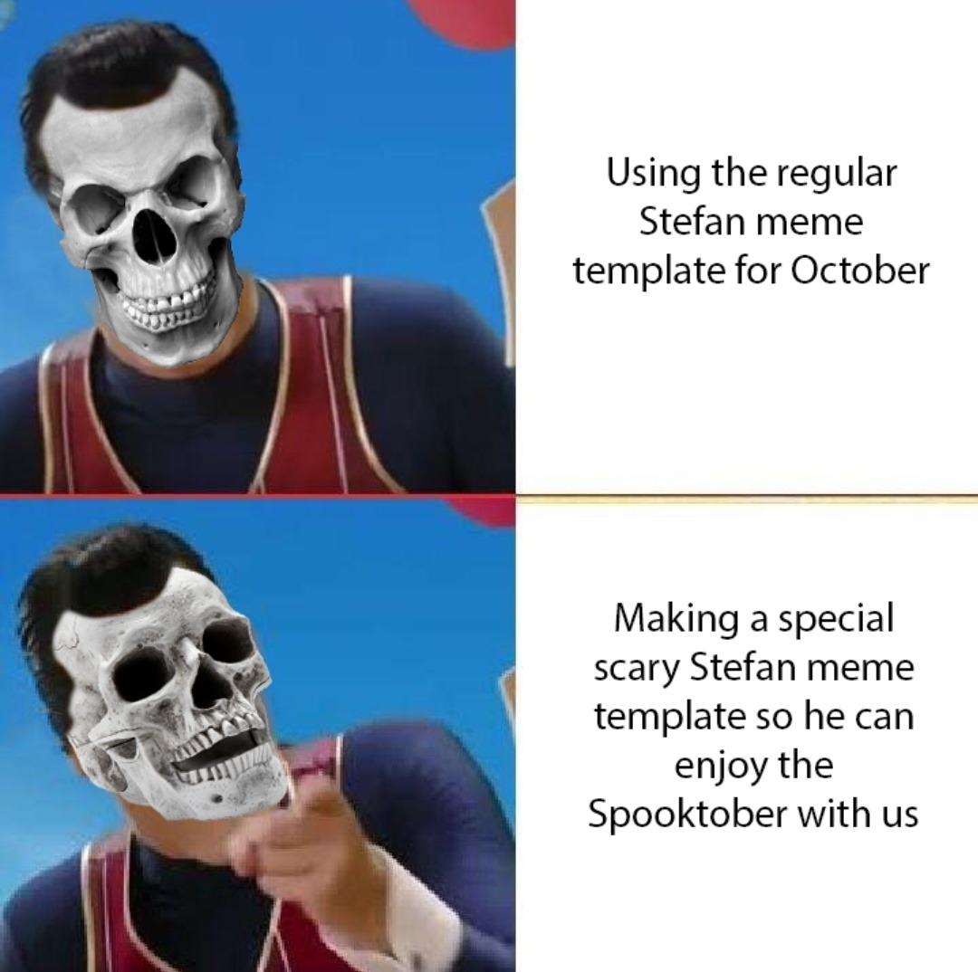 Stefan on spooktober - meme