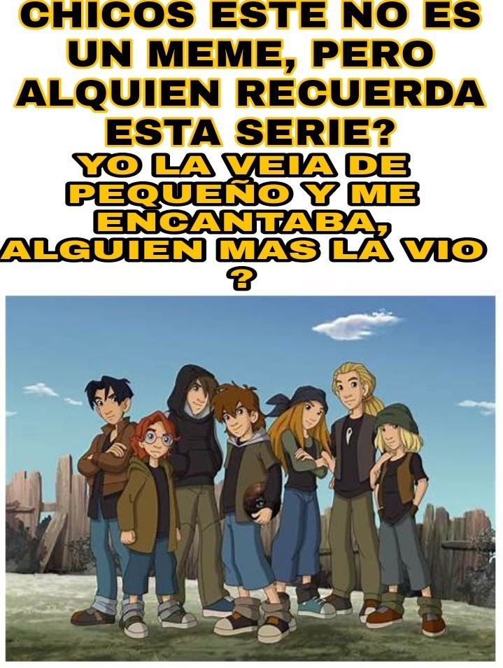 Espero que alguien más la conozca, se trataba de un grupo de fútbol que entrenaban constantemente para ser los mejores y además resolvían misterios - meme