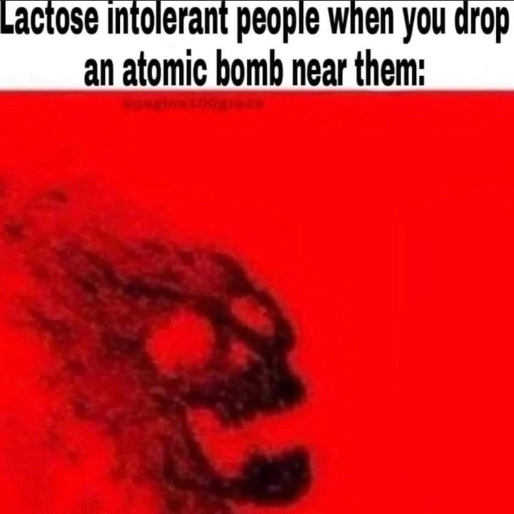 thats why they put milk in nukes - meme