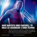 Say goodbye to Drax after Guardians 3