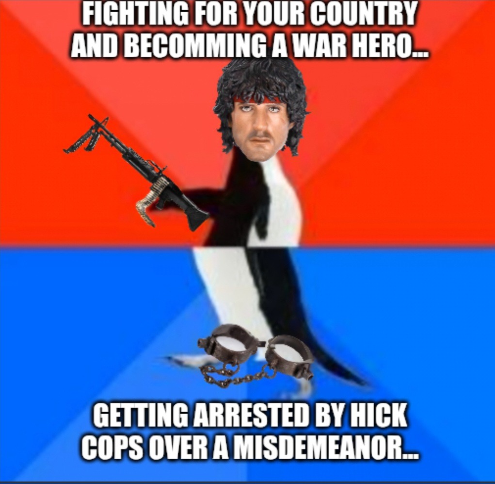 First blood - meme