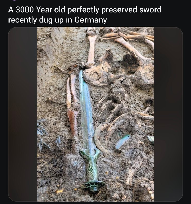 bro that sword looks factory new - meme