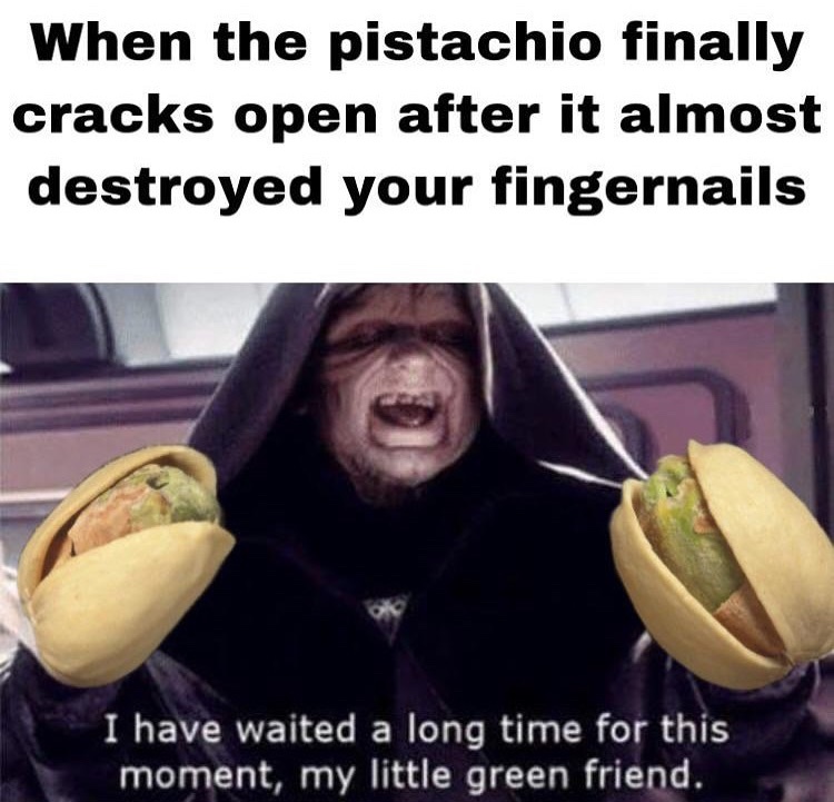 pistachio is the best but - meme