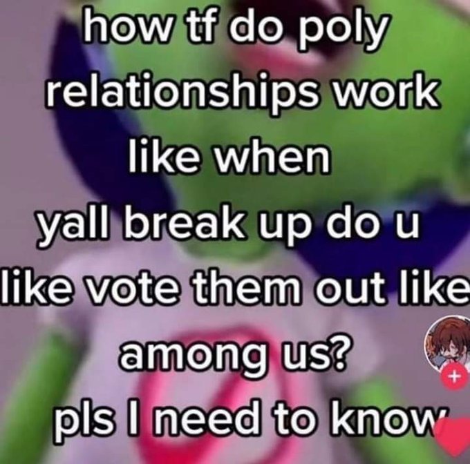 polyamory is just orgies with extra steps - meme