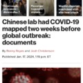 Chinese lab had COVID-19 mapped two weeks before global outbreak