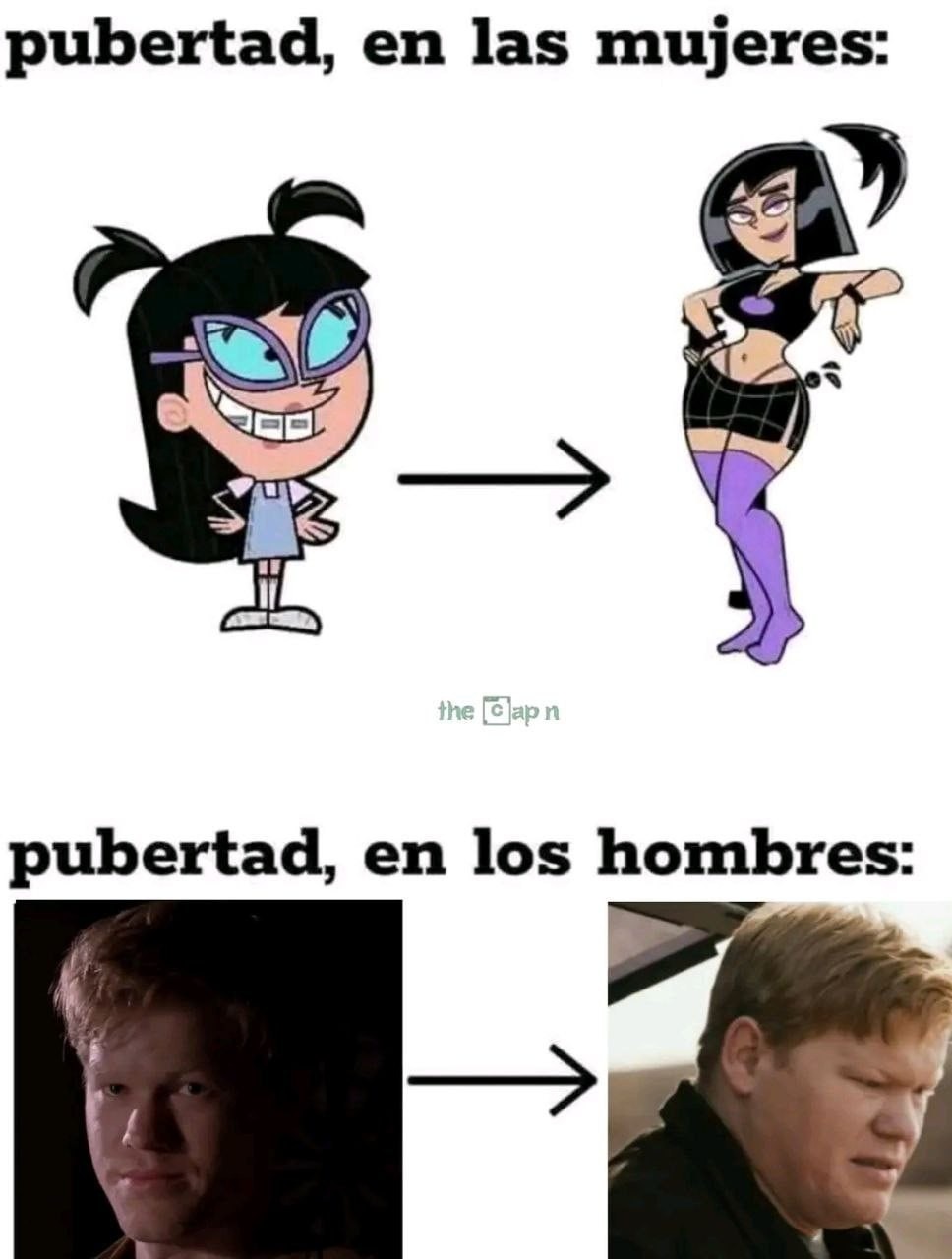 La pubertad en ellas y en nosotros no es el mismo meme
