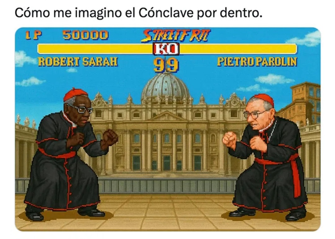Así me imagino el cónclave por dentro: caos y memes