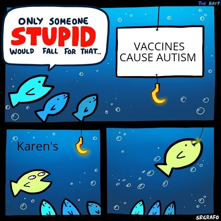I want to know who was the one who thought VACCINES are a bad thing? - meme