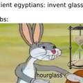 Ancient egyptians invented glass