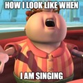 im singing