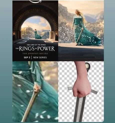 The Rings of Power poster - meme