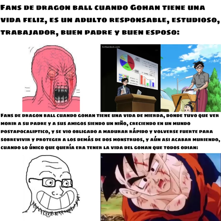 Fans de dragon ball - meme