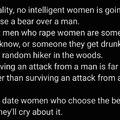 Women are mad at me for choosing man over a bear.
