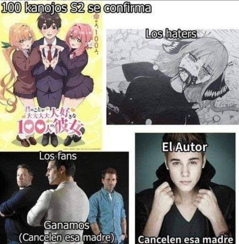 El peor manga/anime de la puta historia (borren esa madre) - meme