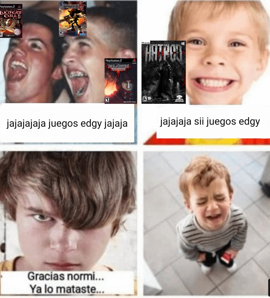 Contexto: hatred es considerado el disque juego más edgy de la historia y también el más odiado - meme