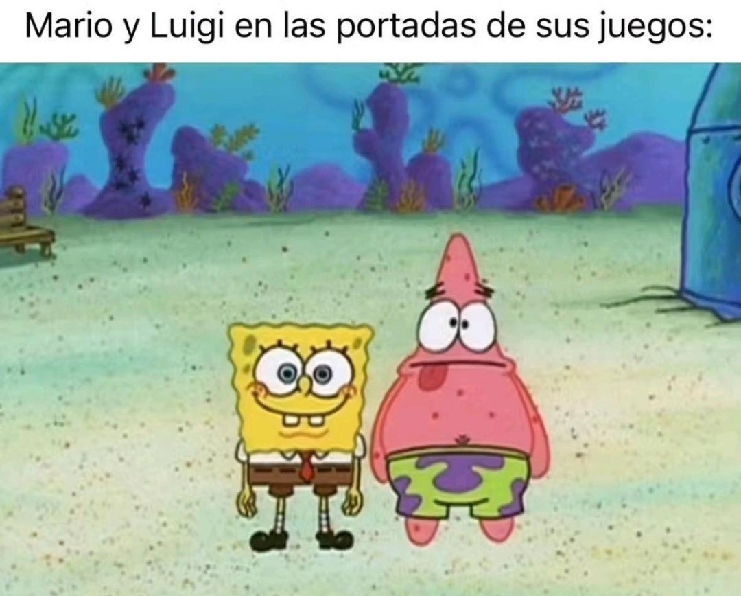 Mario en portada: héroe épico. Luigi: en modo desempleo - meme
