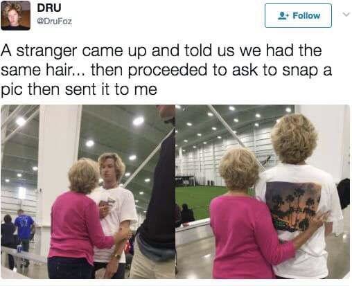 Wholesome hair moment - meme