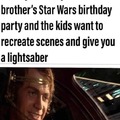 Starts wars birthday party meme