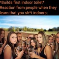 Indoor toilet