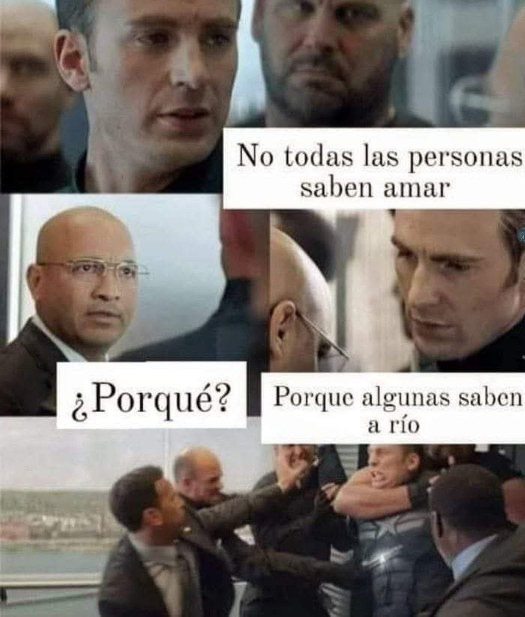 no todas las personas saben amar, algunas solo saben irse - meme