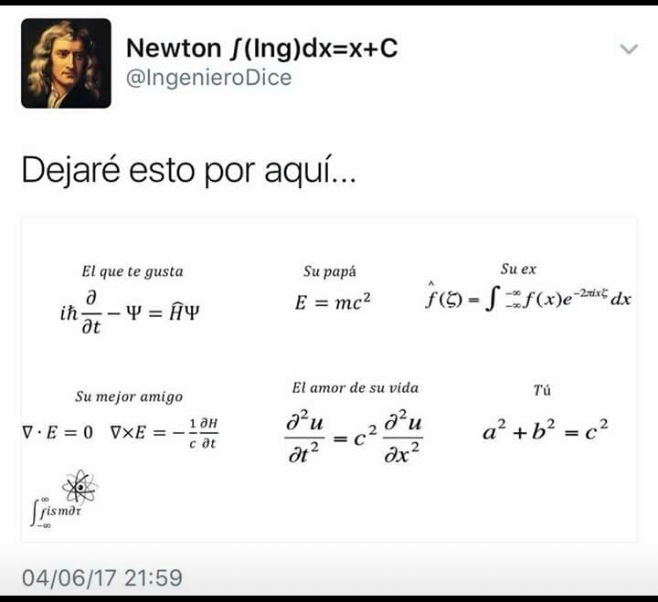 Fisico-matematico - meme