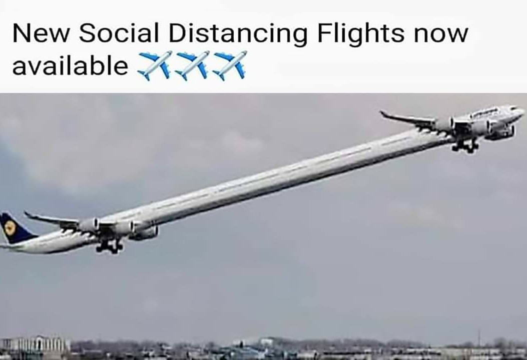 Long plane - meme