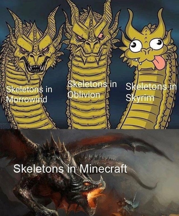 skeletons - meme