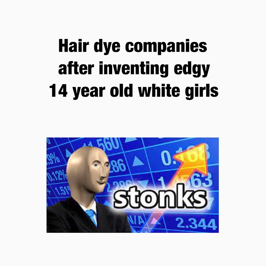 Hair dye - meme