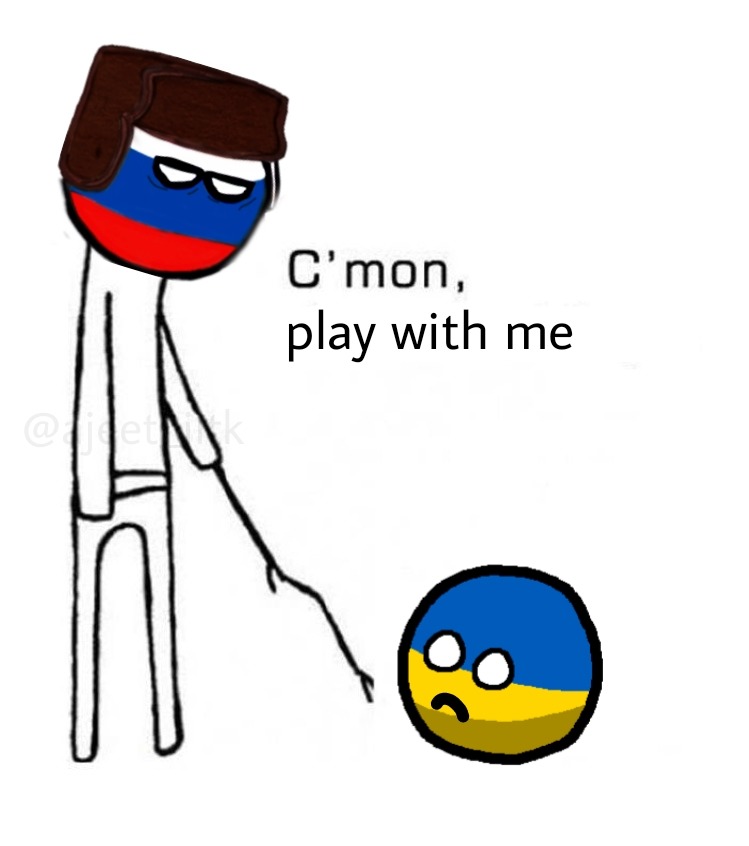 Ukraine, play with me - meme