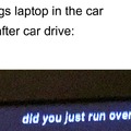 Laptop Chromevox car meme