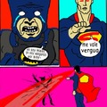 Superman v Batman si fuera realista :