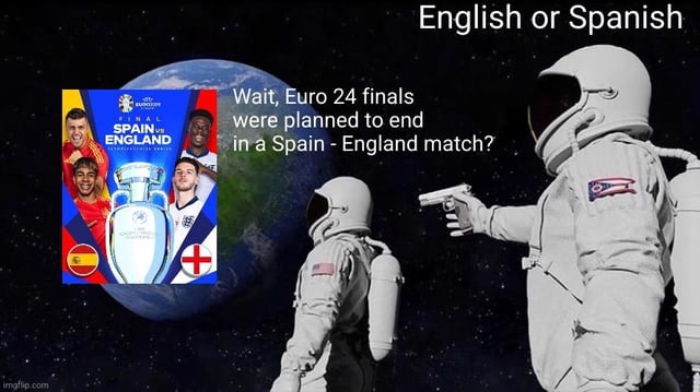 English or Spanish? - meme