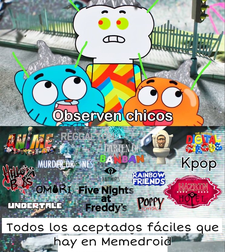 también quise agregar a brawl stars y cantantes odiados pero no me alcanzó - meme