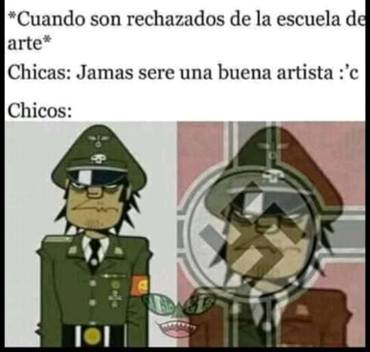 Murdoc Nazi Outfit - meme