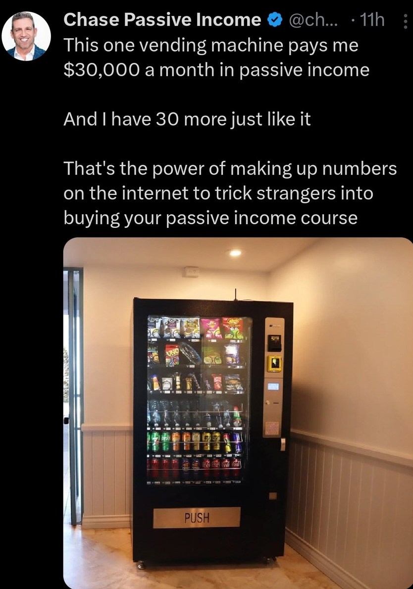 Dongs in a vending machine - meme