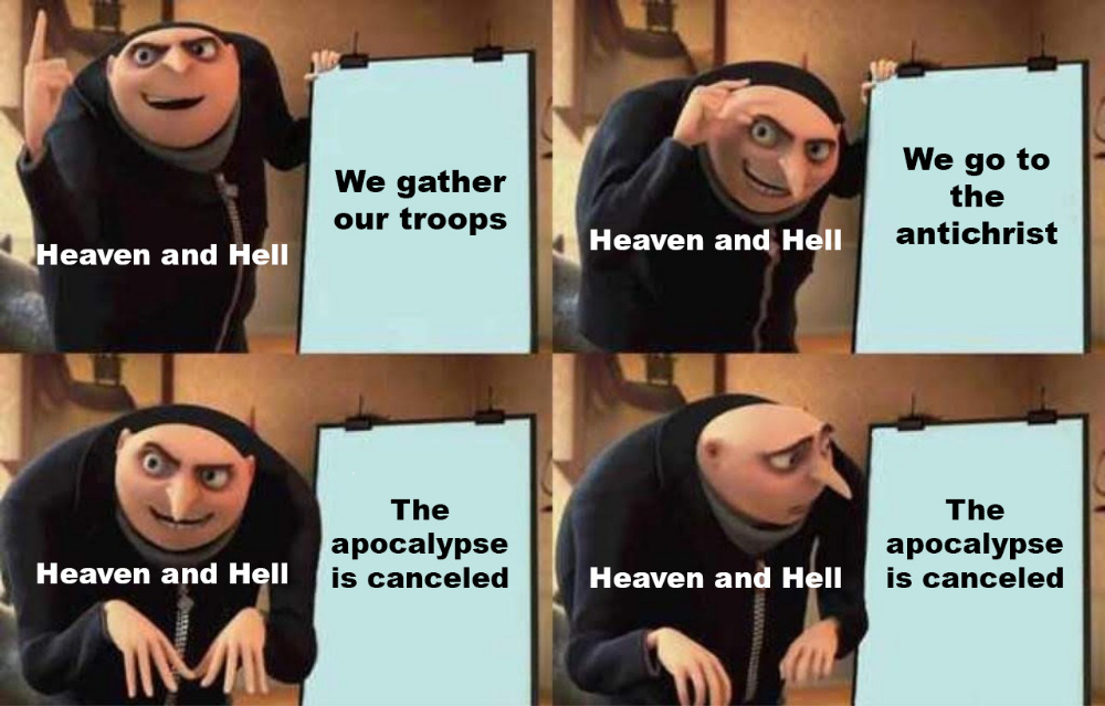 hell & heaven - meme