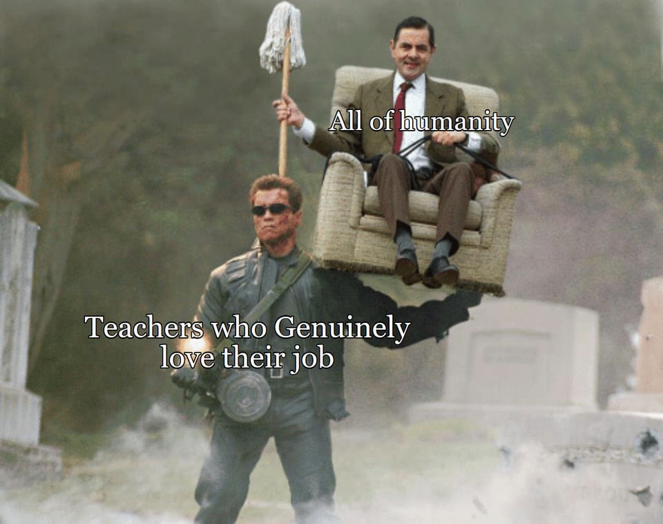 Good teachers=Wholesome - meme