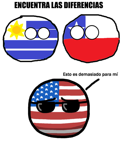 Cuando pones el himno de Chile y no el de Uruguay - meme